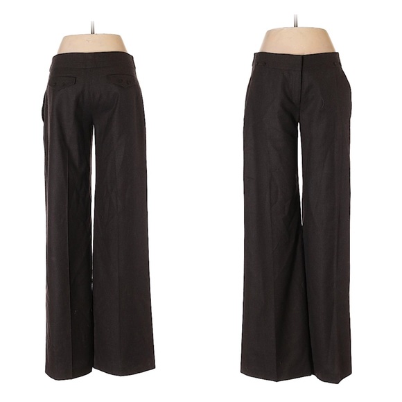 Ted Baker London Pants - Ted Baker brown wool blend flare leg pants sz 6 Ted Baker London Pants - Ted Baker brown wool blend flare leg pants sz 6